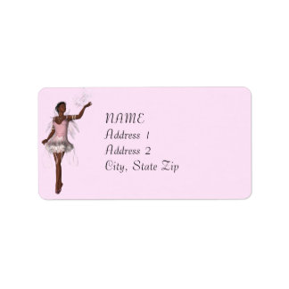 KRW Lana Fairy Fantasy Pink Etiqueta de Endereço