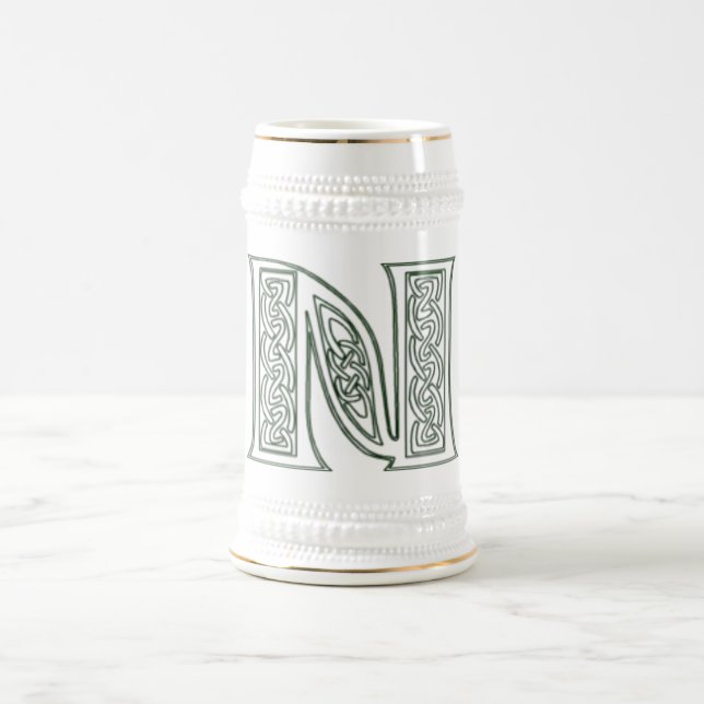 KRW - N - Caneca de cerveja Monogrammed celta (Centro)