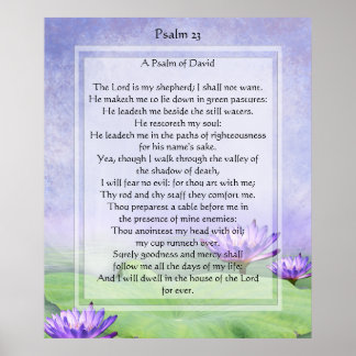 KRW O Senhor é o meu Shepherd Psalm 23 Impressão