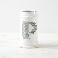 KRW - P - Caneca de cerveja Monogrammed celta