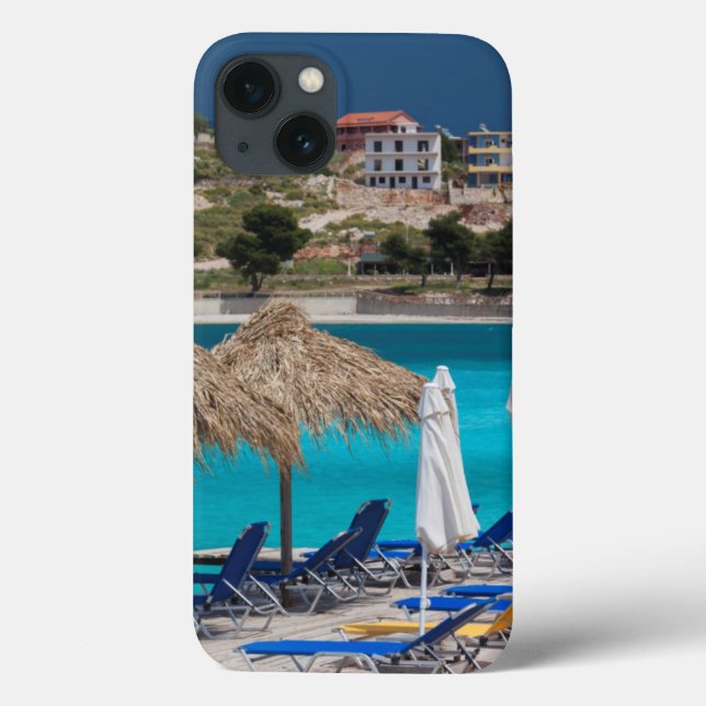 Ksamil, praia da cidade (Verso)