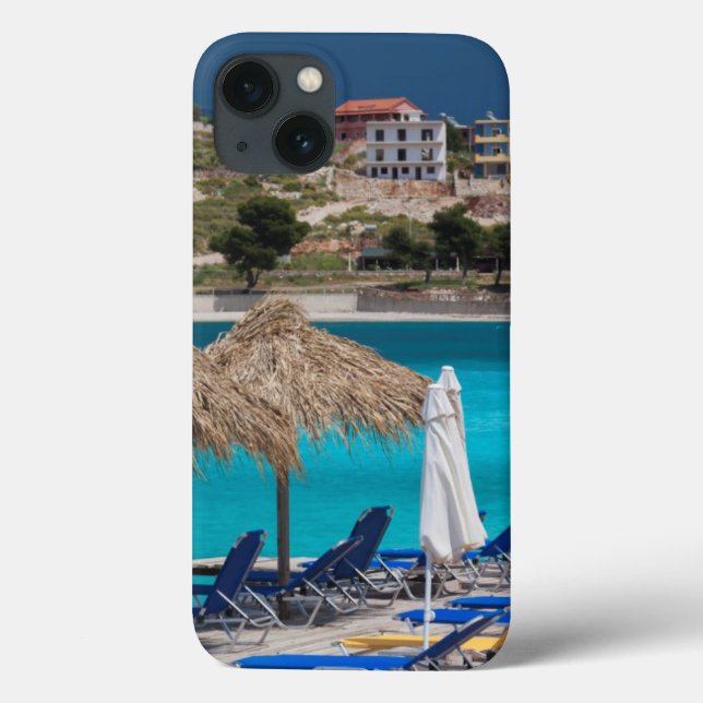 Ksamil, praia da cidade (Verso)