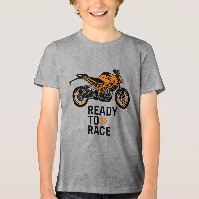 KTM Ready to Race Tee – Fuel the Ride, Own the Rd (Frente)