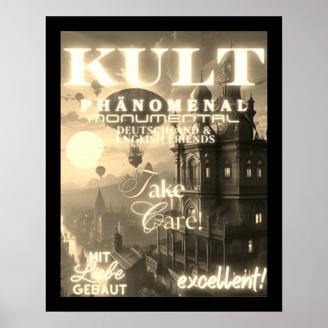 KULT PHÄNOMENAL MONUMENTAL POSTER (Frente)