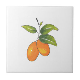 Kumquats Desenhado à Mão