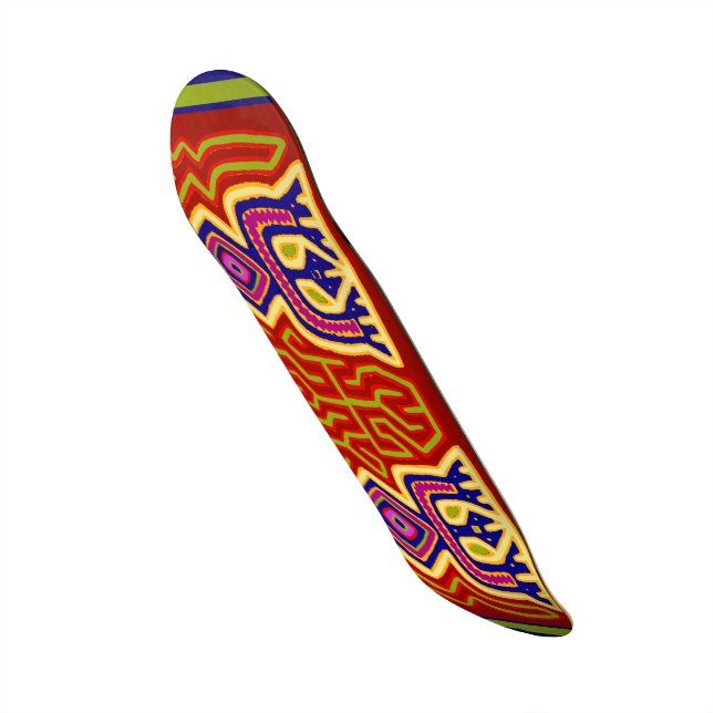 Kuna Indian Ancestral Spirit Skateboard (Frente)