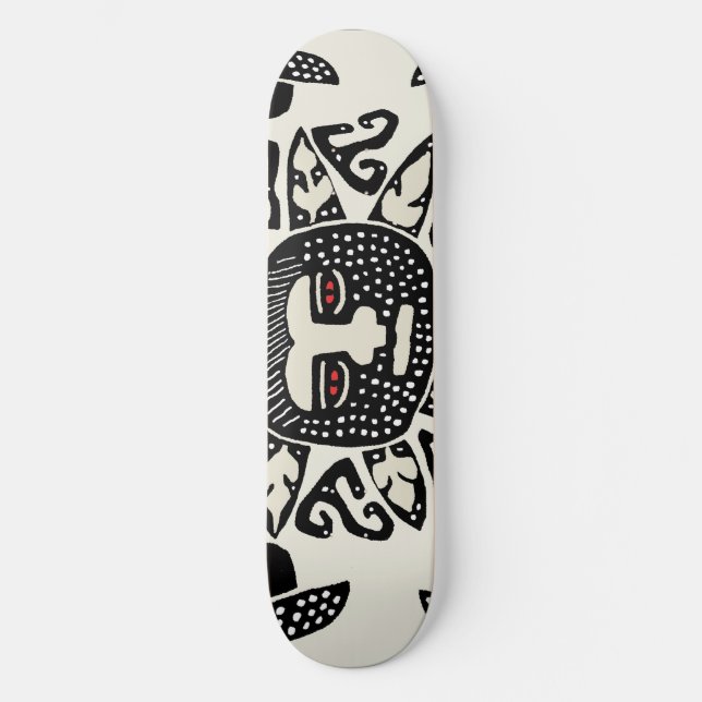 Kuna Indian Sun Uniform Skateboard (Frente)