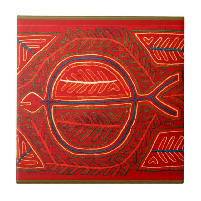 Kuna Mola Stingray (Frente)