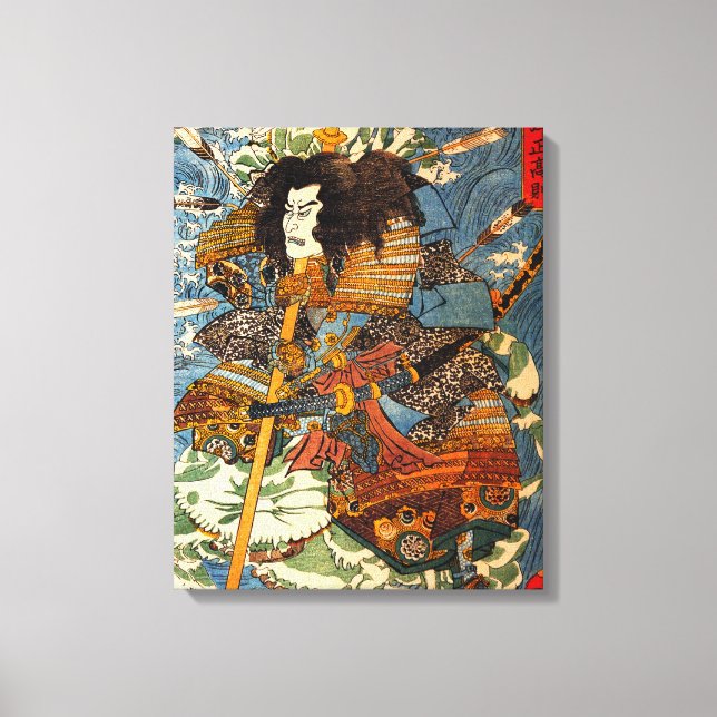 Kuniyoshi Samurai Canvas (Frente)