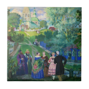 Kustodiev: Trabalho de arte da Província de Verã