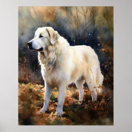 Kuvasz Dog Art Impressão