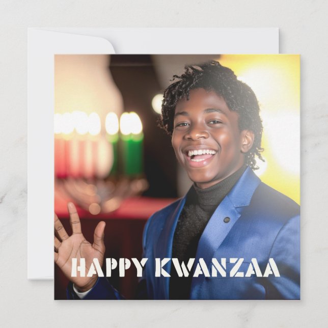  KWANZAA - HAPPY KWANZAA - (Frente)