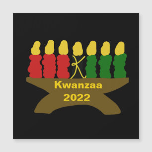 Kwanzaa Kinara Candles Magnet