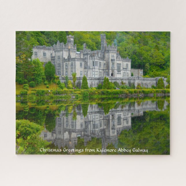 Kylemore Abbey Galway Irlanda - Quebra-cabeça de s (Horizontal)