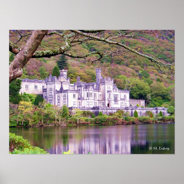 Kylemore Abbey Ireland Poster (Frente)