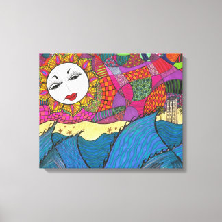 L.A. Sunset ~ Giclee Canvas Imprimir