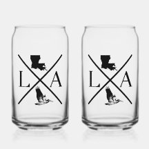 L.A.X 16 oz. Vidro