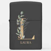 L Monograma Floral Personalizado