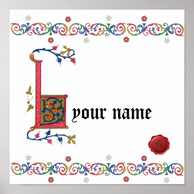 L Poster medieval (Frente)