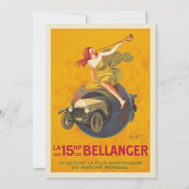 La 15hp Bellanger | Leonetto Cappiello (Frente)