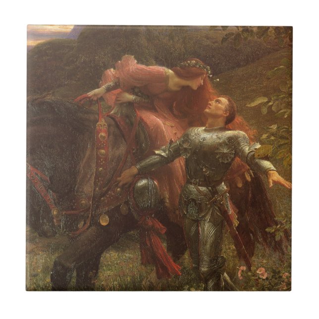 La Belle Dame sans Merci por Sir Frank Dicksee (Frente)