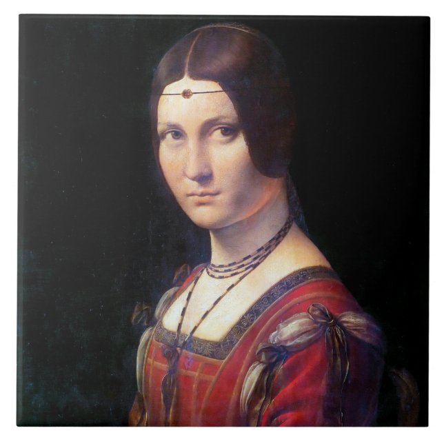 La Belle Ferronniere, Leonardo da Vinci (Frente)