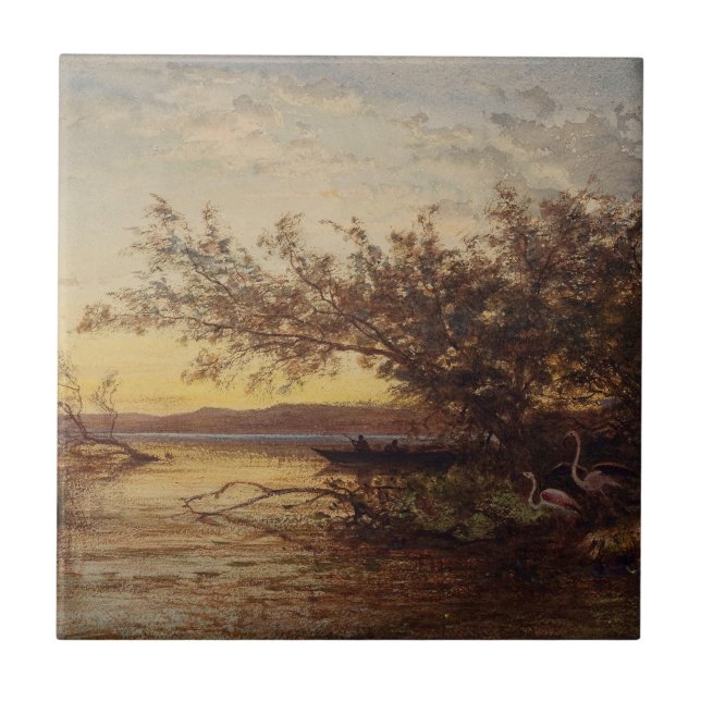 La Camargue, Coucher De Soleil - Félix Ziem (Frente)
