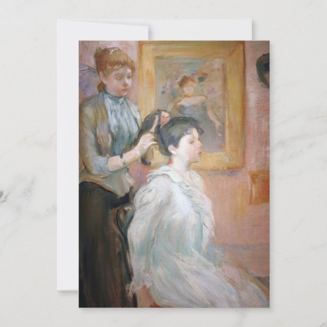 La Coiffure | Berthe Morisot (Frente)