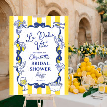 La Dolce Vita Chá de Noiva Italiano Bem-vindo