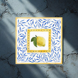 "La Dolce Vita" Limão Design Italiano Mediterrâneo