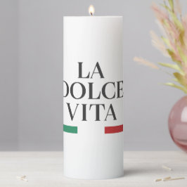 La Dolce Vita Pillar Candle
