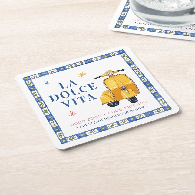 La Dolce Vita Porta-Copos para Bebidas (Inclinado)