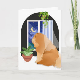 LÁ FORA EM ALGUM LUGAR  Cartões de arte Chow