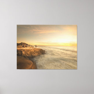 La Jolla Windansea Sunset 54x40 Canvas Extra Grand