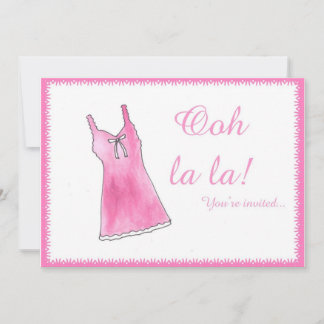 "La La La!" Convite para Chás Lingere
