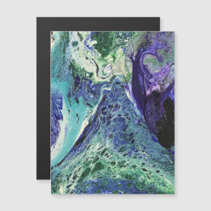 La Laguna nº 1 pintura em azul, teal, branco