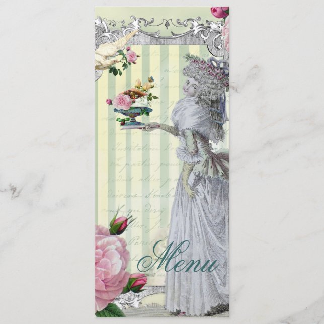 La Lettre D’amour Menu (Frente)