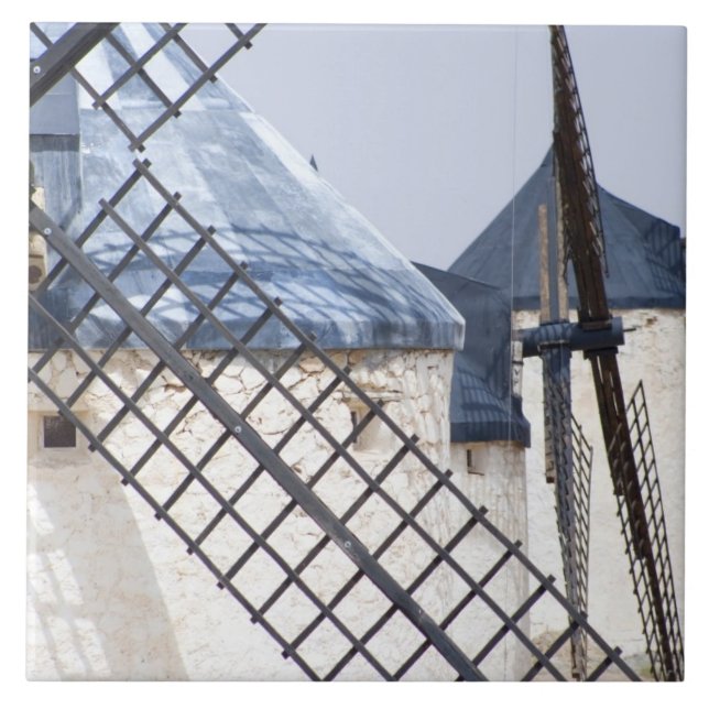 La Mancha, Espanha. Don Quixote, famosamente incli (Frente)