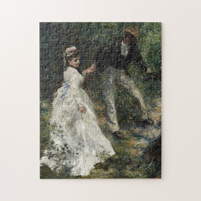 La Promenade Renoir Painting Quebra-cabeça (Vertical)