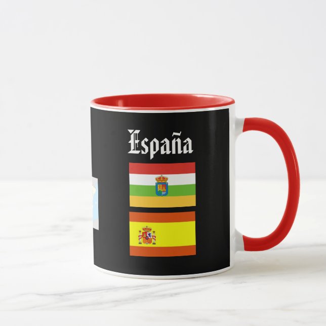 La Rioja * caneca da região da espanha (Direita)