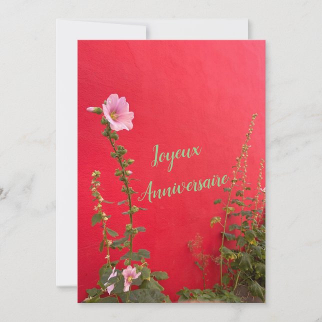 La rose trémière  (Frente)