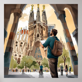 La Sagrada Família Impressão de Barcelona