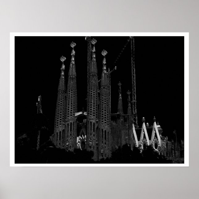 La sagrada Familia Poster (Frente)