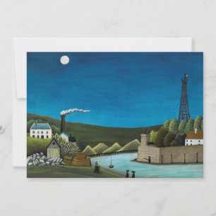 La Seine a Suresnes por Henri Rousseau, Arte Antig