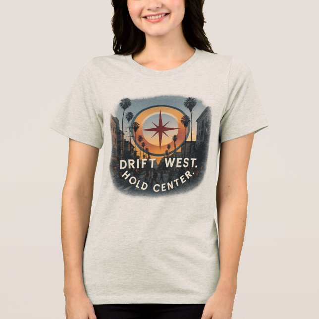 LA Triblend Women's Tee | Citrite à luz do dia (Frente)