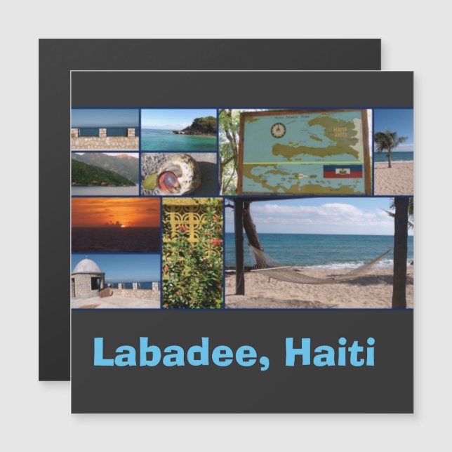 Labadee, Haiti Magnet (Frente/Verso)