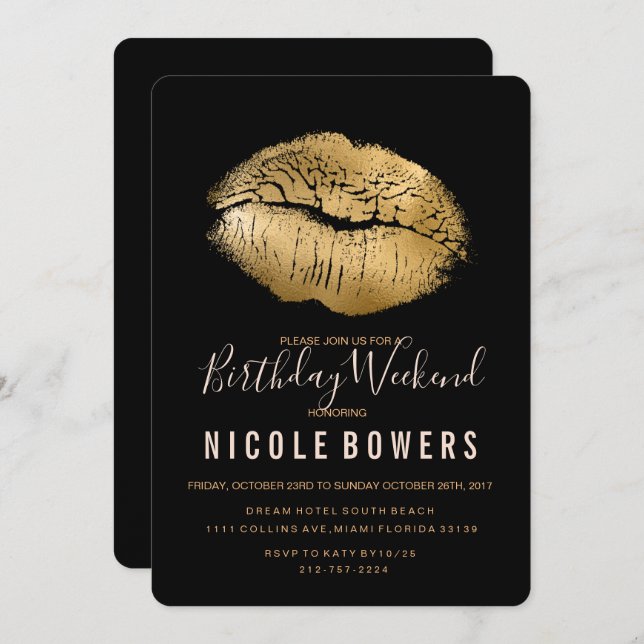 Lábios Convite Itinerário no Fim de Semana de Aniv (Frente/Verso)