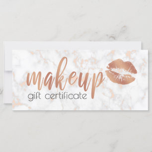 lábios de ouro rosa de cobre e maquiagem de márm