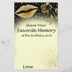 Lábios Dourados Memória Favorita da Rapariga de 