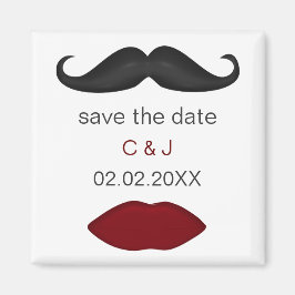 lábios e imã salve o dia para o bigode